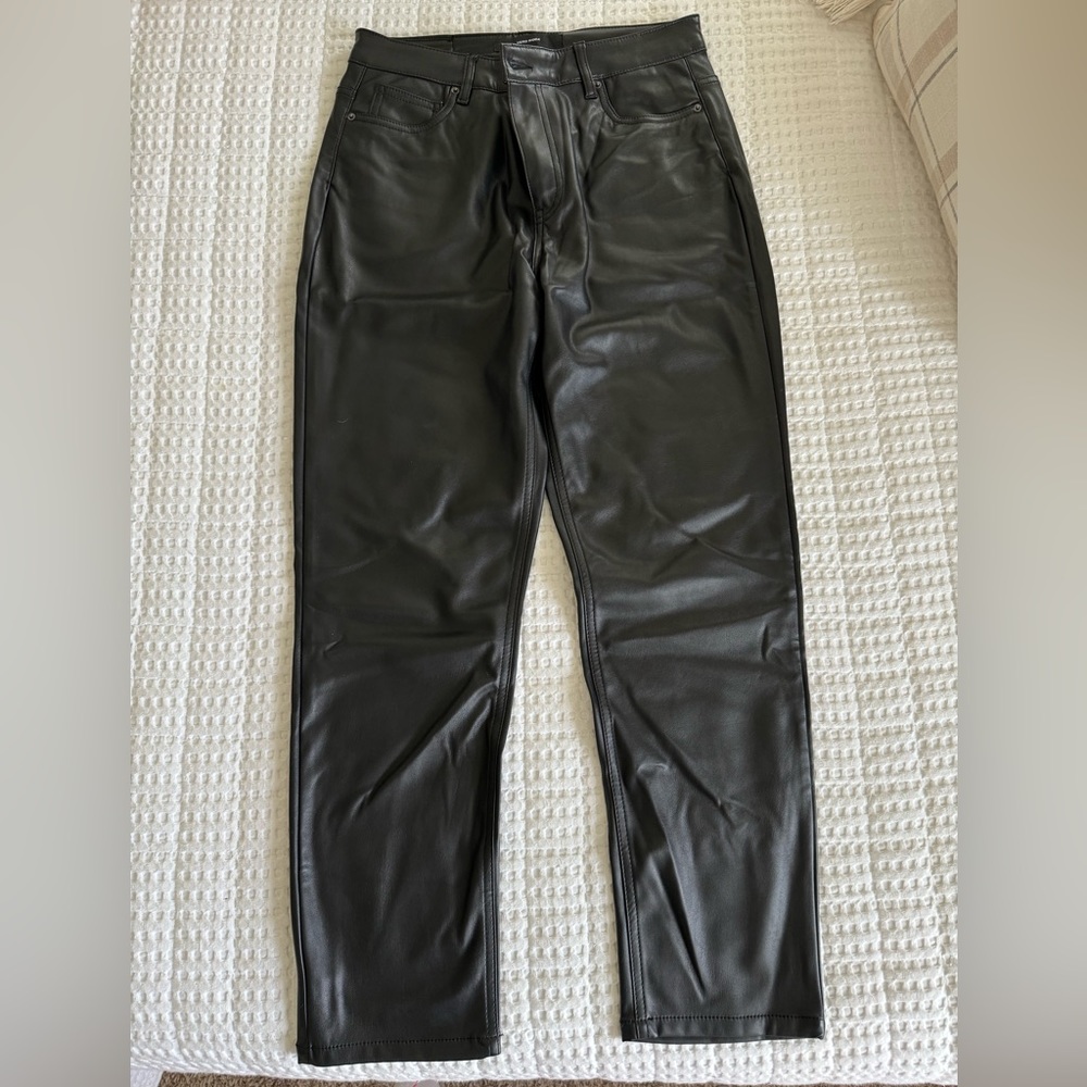 Vero Moda faux-leather pants.